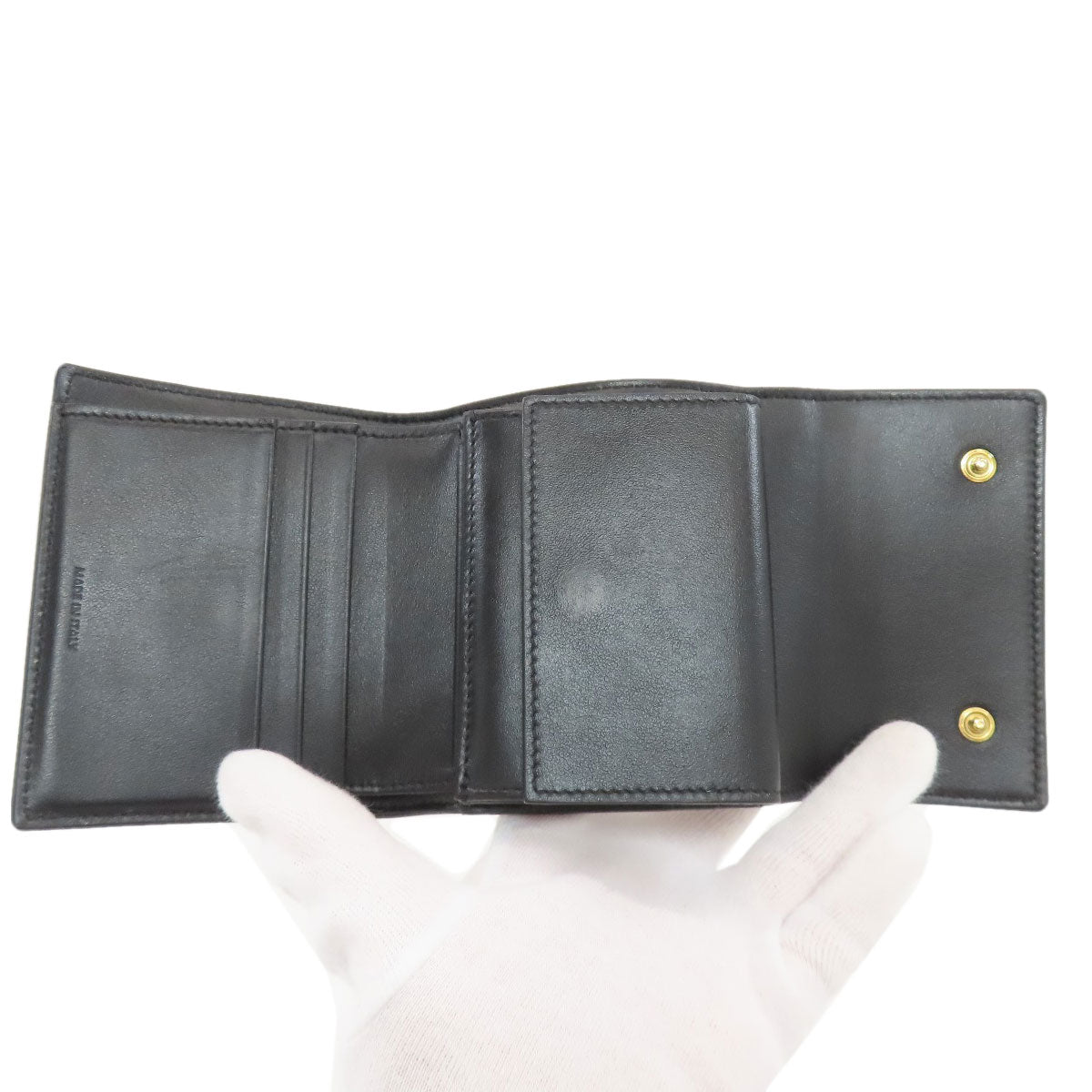 CELINE Small trifold wallet Tri-fold wallet (with Coin Pocket) Leather Ladies [Used]