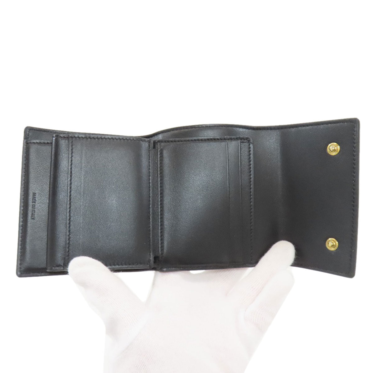 CELINE Small trifold wallet Tri-fold wallet (with Coin Pocket) Leather Ladies [Used]