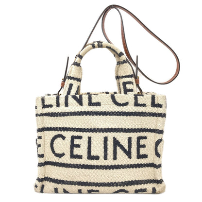 CELINE Small Cover Thais 2WAY Handbag Canvas Ladies [Used]
