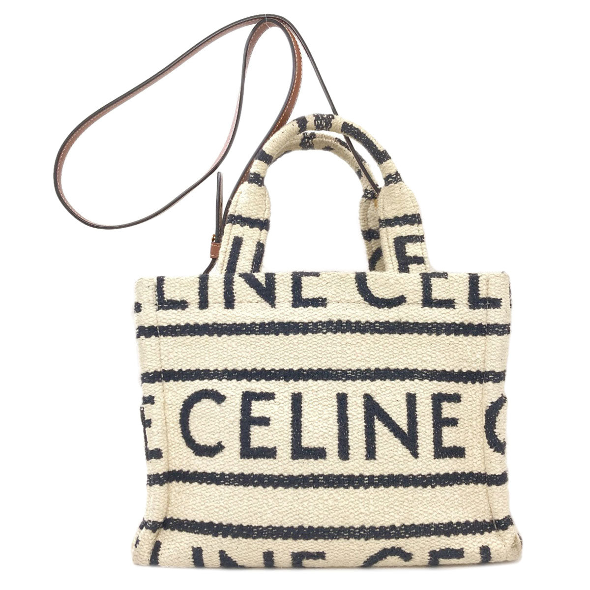 CELINE Small Cover Thais 2WAY Handbag Canvas Ladies [Used]