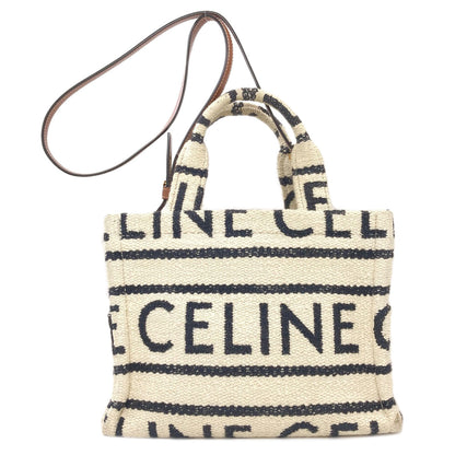 CELINE Small Cover Thais 2WAY Handbag Canvas Ladies [Used]
