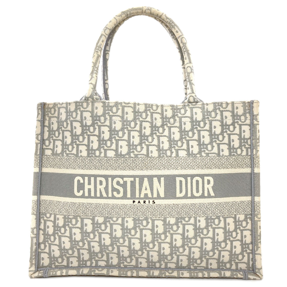 CHRISTIAN DIOR Book tote Tote Bag Canvas Ladies [Used]