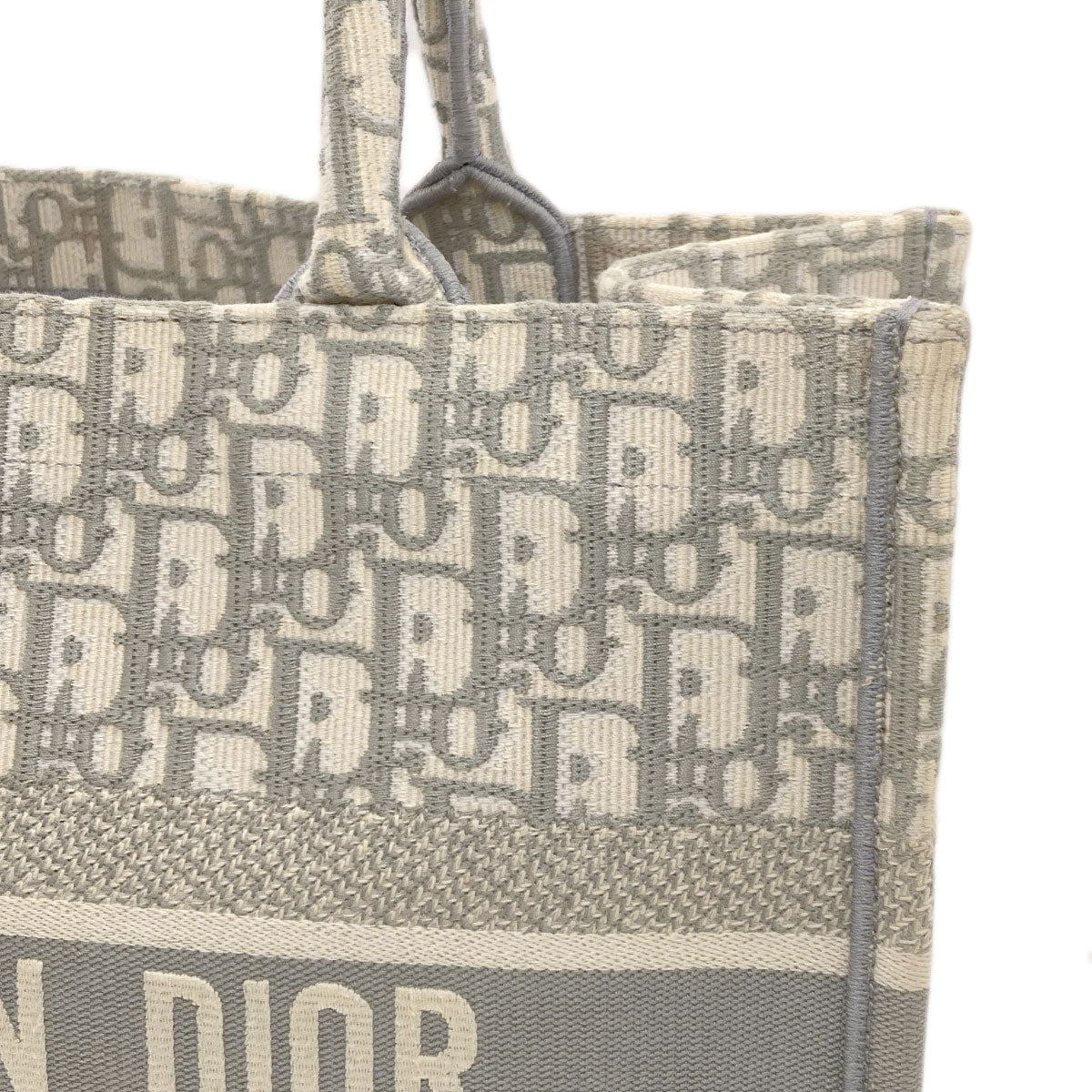 CHRISTIAN DIOR Book tote Tote Bag Canvas Ladies [Used]