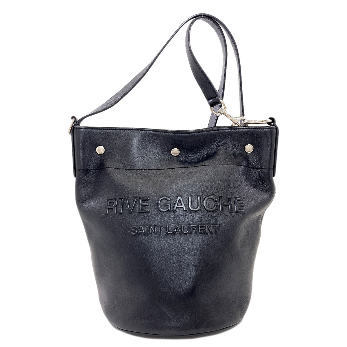 SAINT LAURENT logo Shoulder Bag Calf Ladies [Used]
