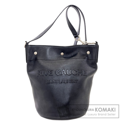 SAINT LAURENT logo Shoulder Bag Calf Ladies [Used]