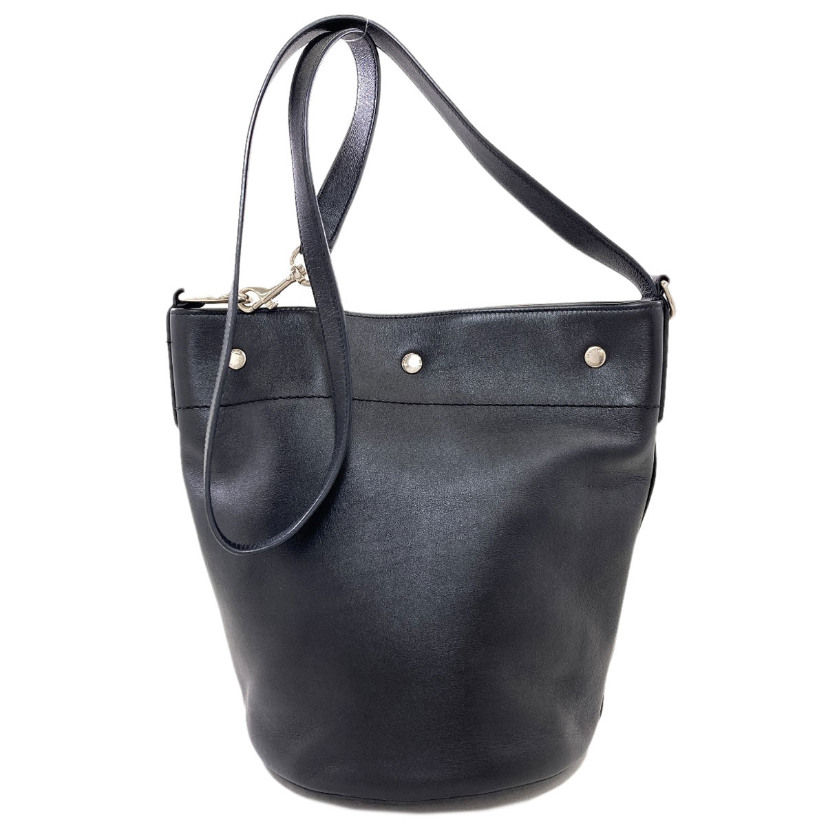 SAINT LAURENT logo Shoulder Bag Calf Ladies [Used]