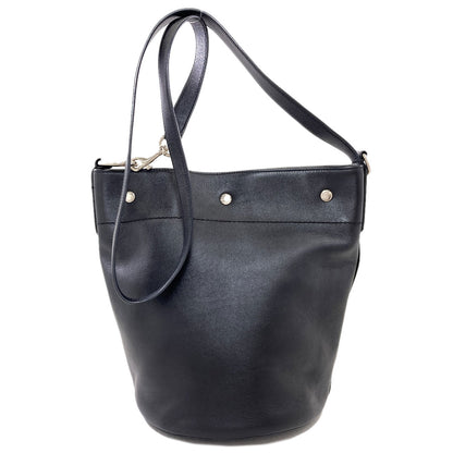 SAINT LAURENT logo Shoulder Bag Calf Ladies [Used]