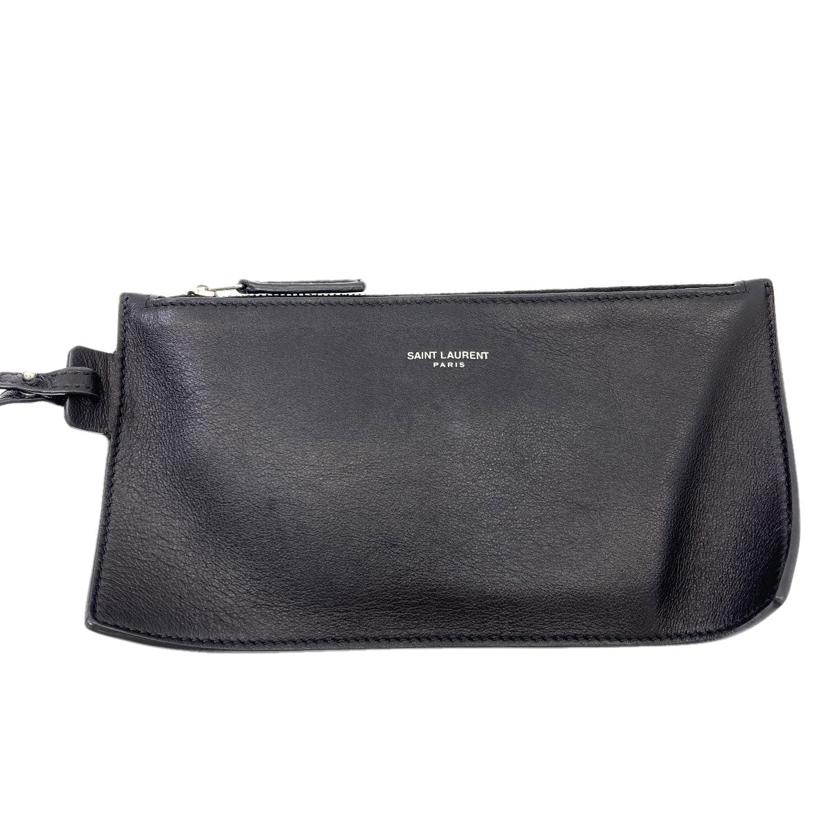 SAINT LAURENT logo Shoulder Bag Calf Ladies [Used]