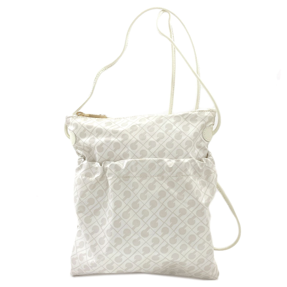 GHERARDINI Logo motif softy Shoulder Bag Polyester Polyurethane coatingLadies [Used]