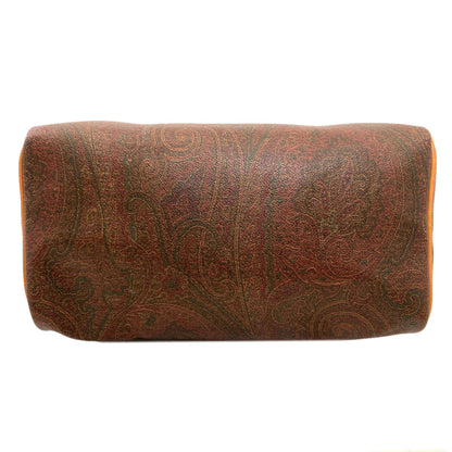 ETRO Paisley pattern Boston bag PVC Ladies [Used]