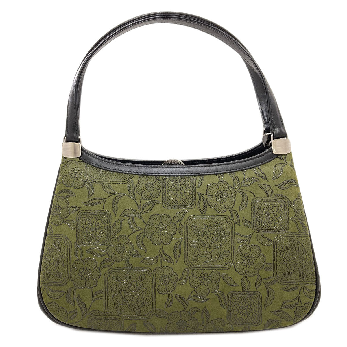 INDENYA Flower arabesque Tote Bag Leather Ladies [Used]