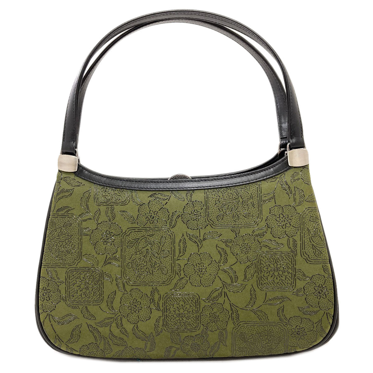 INDENYA Flower arabesque Tote Bag Leather Ladies [Used]