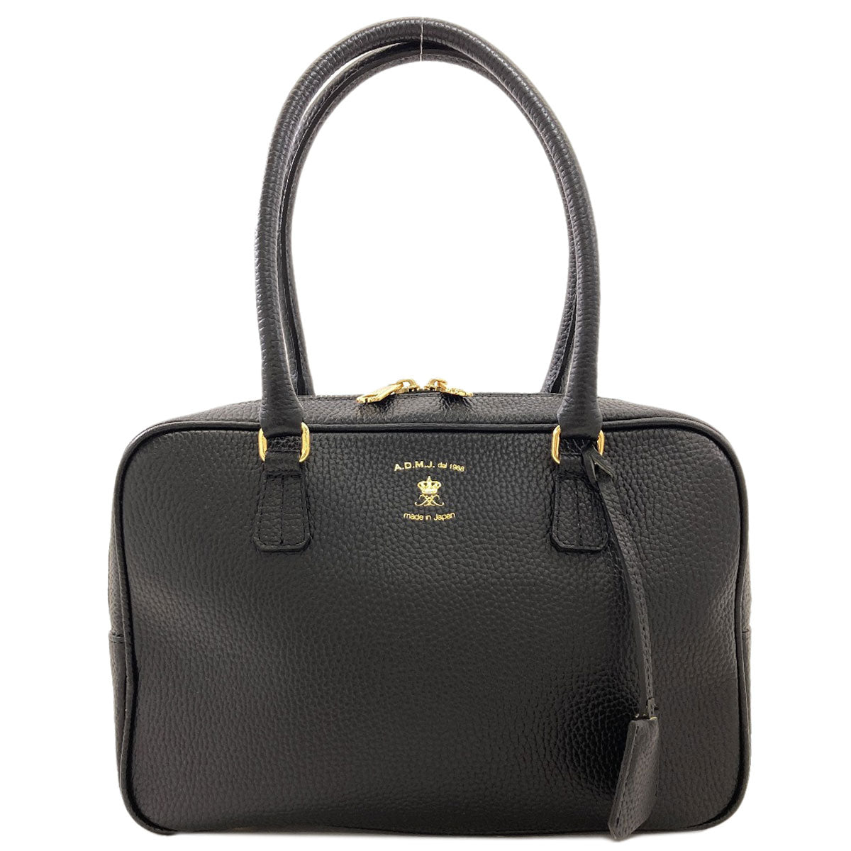 ADMJ logo Handbag Leather Ladies [Used]