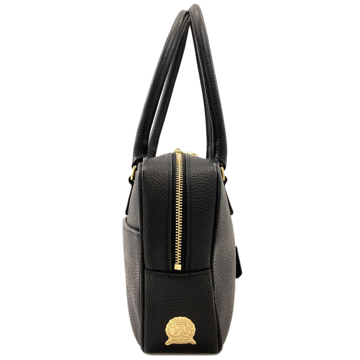 ADMJ logo Handbag Leather Ladies [Used]