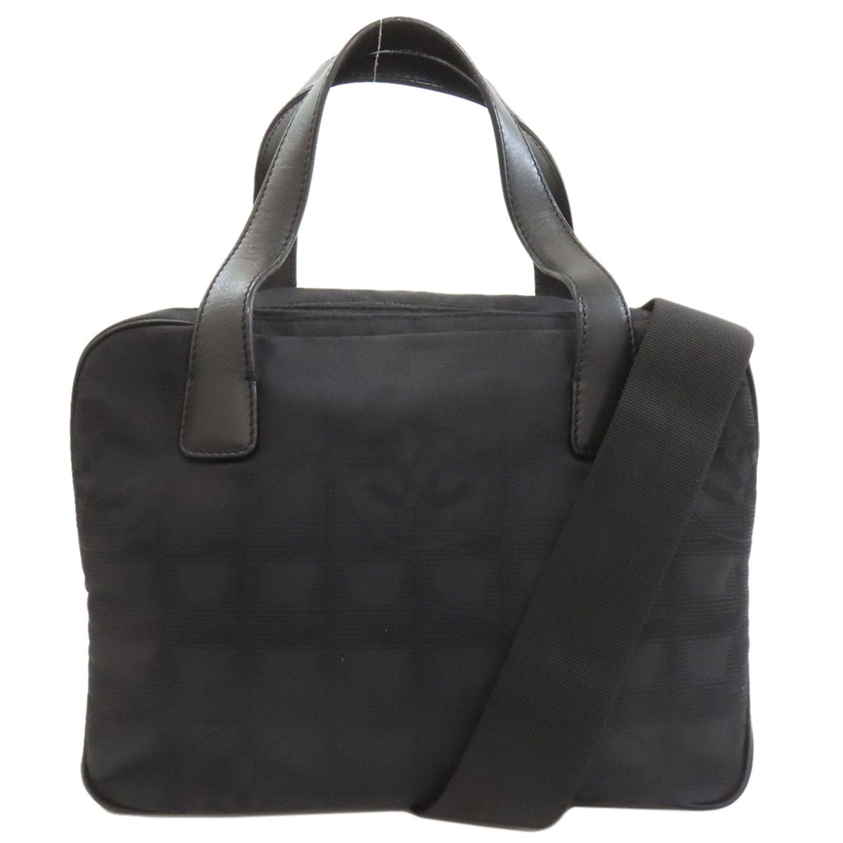 CHANEL New Travel 2WAY Handbag Nylon jacquard Ladies [Used]