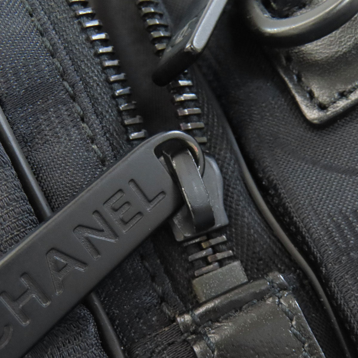 CHANEL New Travel 2WAY Handbag Nylon jacquard Ladies [Used]
