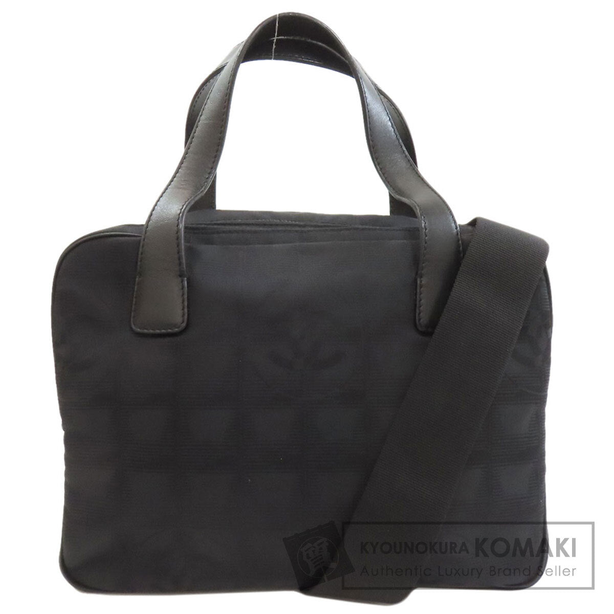 CHANEL New Travel 2WAY Handbag Nylon jacquard Ladies [Used]