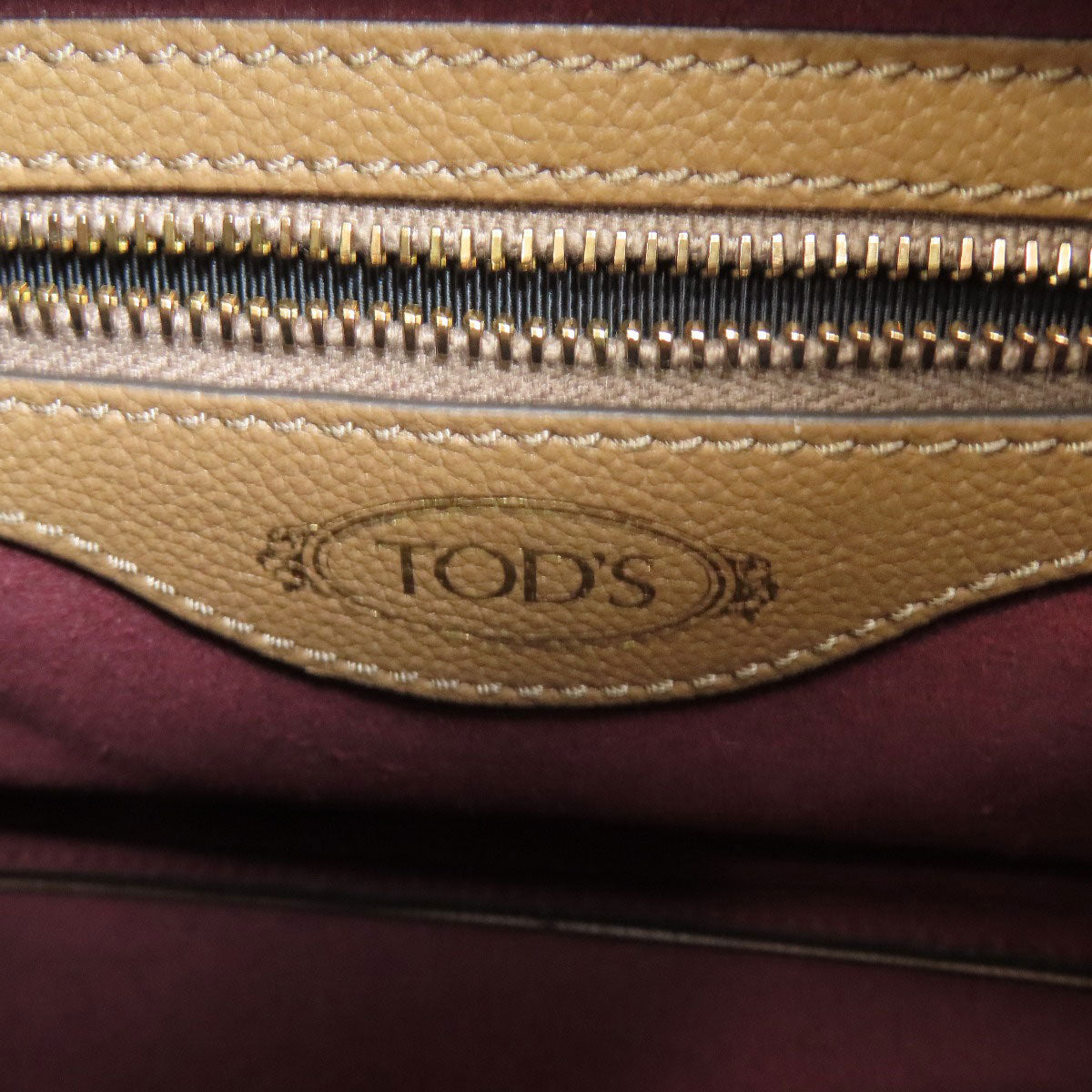 TODS T-Timeless Flap Shoulder Bag Calf Ladies [Used]