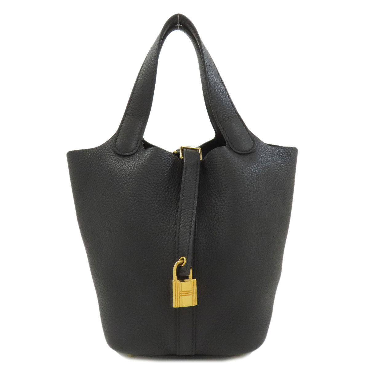 HERMES Picotin Lock PM GoldHardware Handbag Taurillon Clemence Ladies [Used]