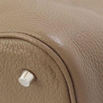 HERMES Picotin Lock MM Etoupe SilverHardware Handbag Taurillon Clemence Ladies [Used]