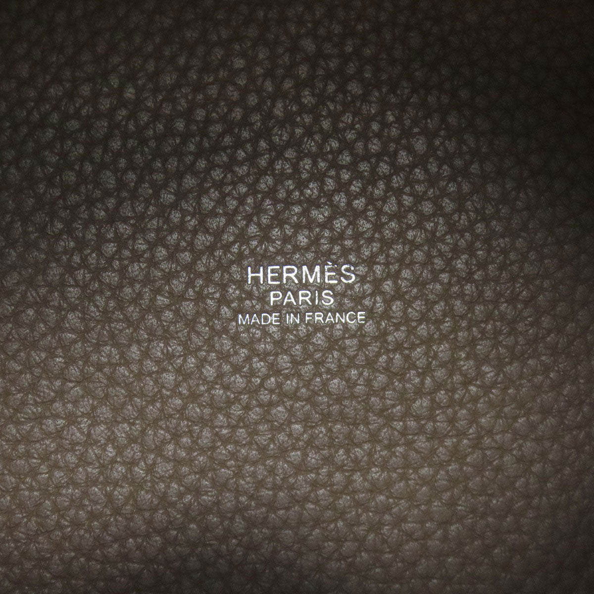 HERMES Picotin Lock MM Etoupe SilverHardware Handbag Taurillon Clemence Ladies [Used]