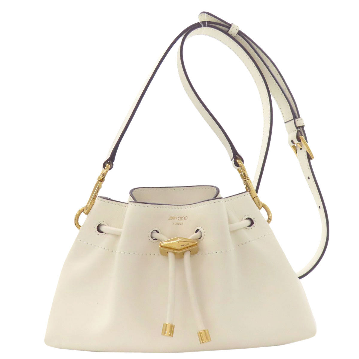 Jimmy Choo Scintigraphy Shoulder Bag Calf Ladies [Used]