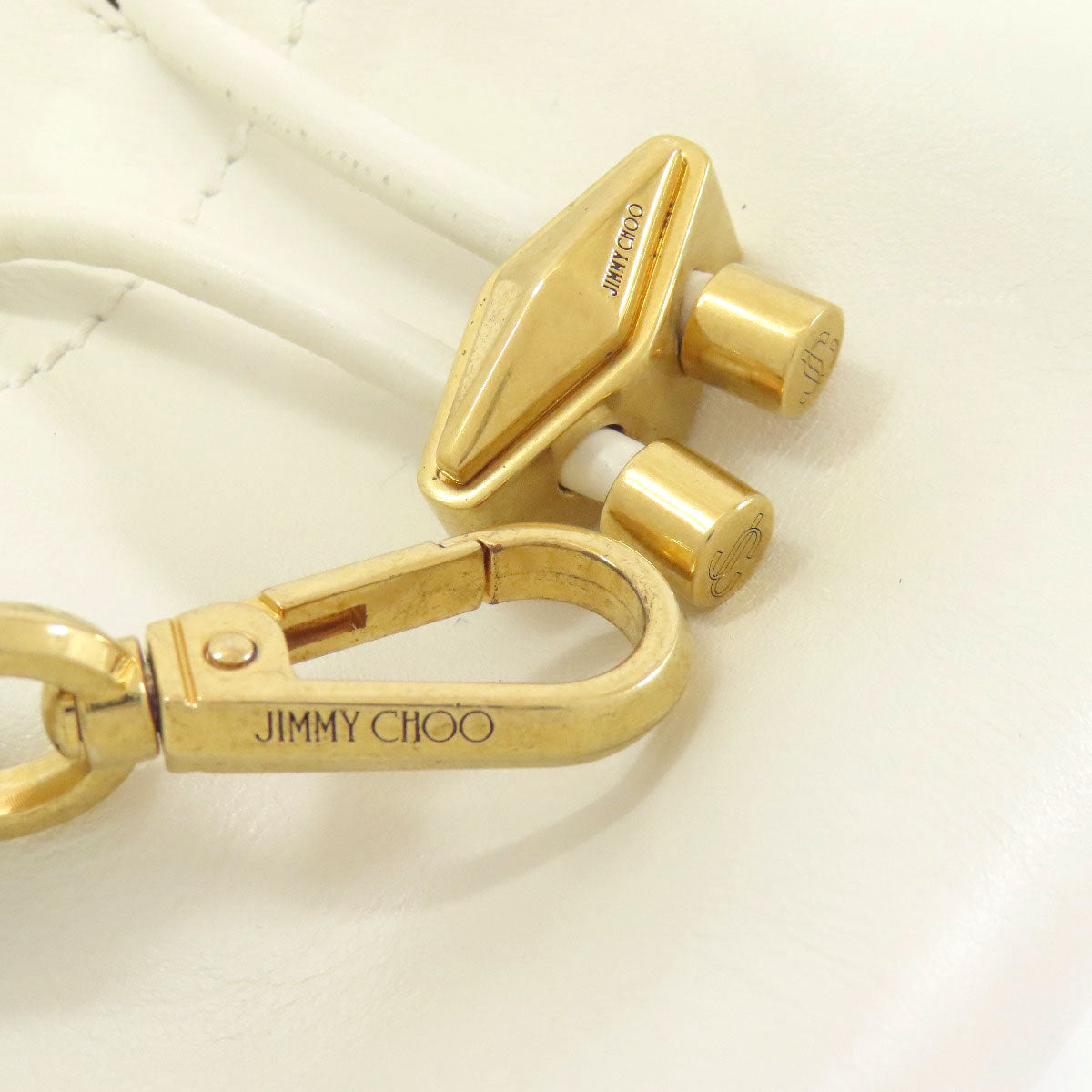 Jimmy Choo Scintigraphy Shoulder Bag Calf Ladies [Used]