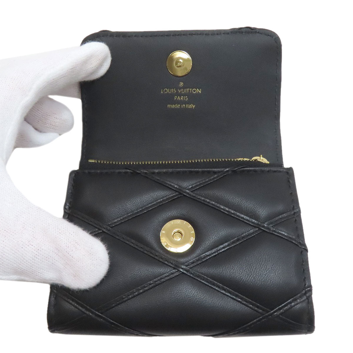LOUIS VUITTON M83078 Rosalie GO-14 coin purse Leather Ladies [Used]