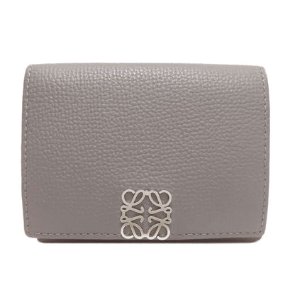 LOEWE Anagram Trifold Tri-fold wallet (with Coin Pocket) Leather Ladies [Used]