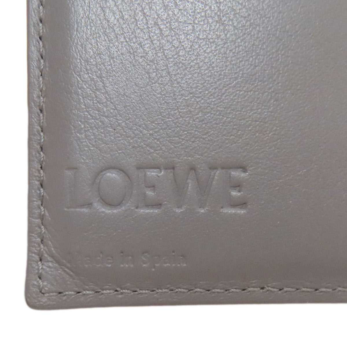 LOEWE Anagram Trifold Tri-fold wallet (with Coin Pocket) Leather Ladies [Used]