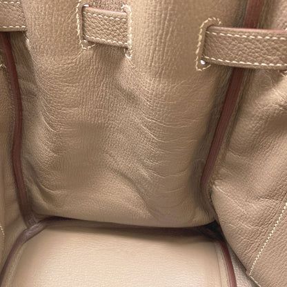 HERMES Birkin 35 Etoupe SilverHardware Handbag Togo Ladies [Used]