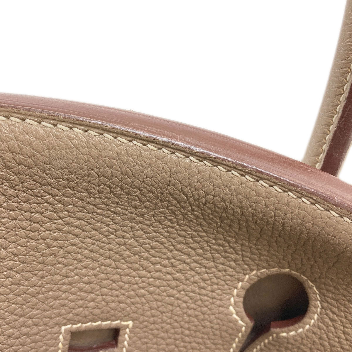 HERMES Birkin 35 Etoupe SilverHardware Handbag Togo Ladies [Used]