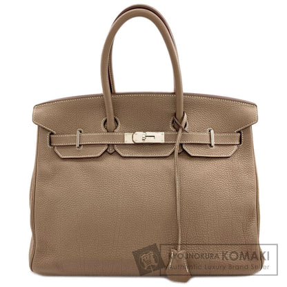 HERMES Birkin 35 Etoupe SilverHardware Handbag Togo Ladies [Used]