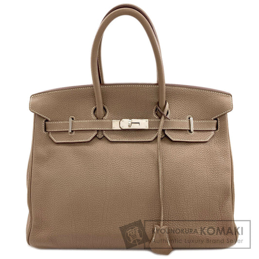 HERMES Birkin 35 Etoupe SilverHardware Handbag Togo Ladies [Used]