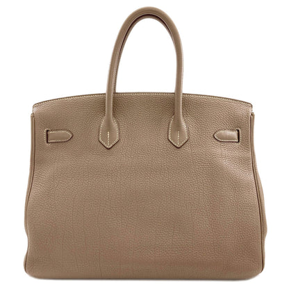 HERMES Birkin 35 Etoupe SilverHardware Handbag Togo Ladies [Used]