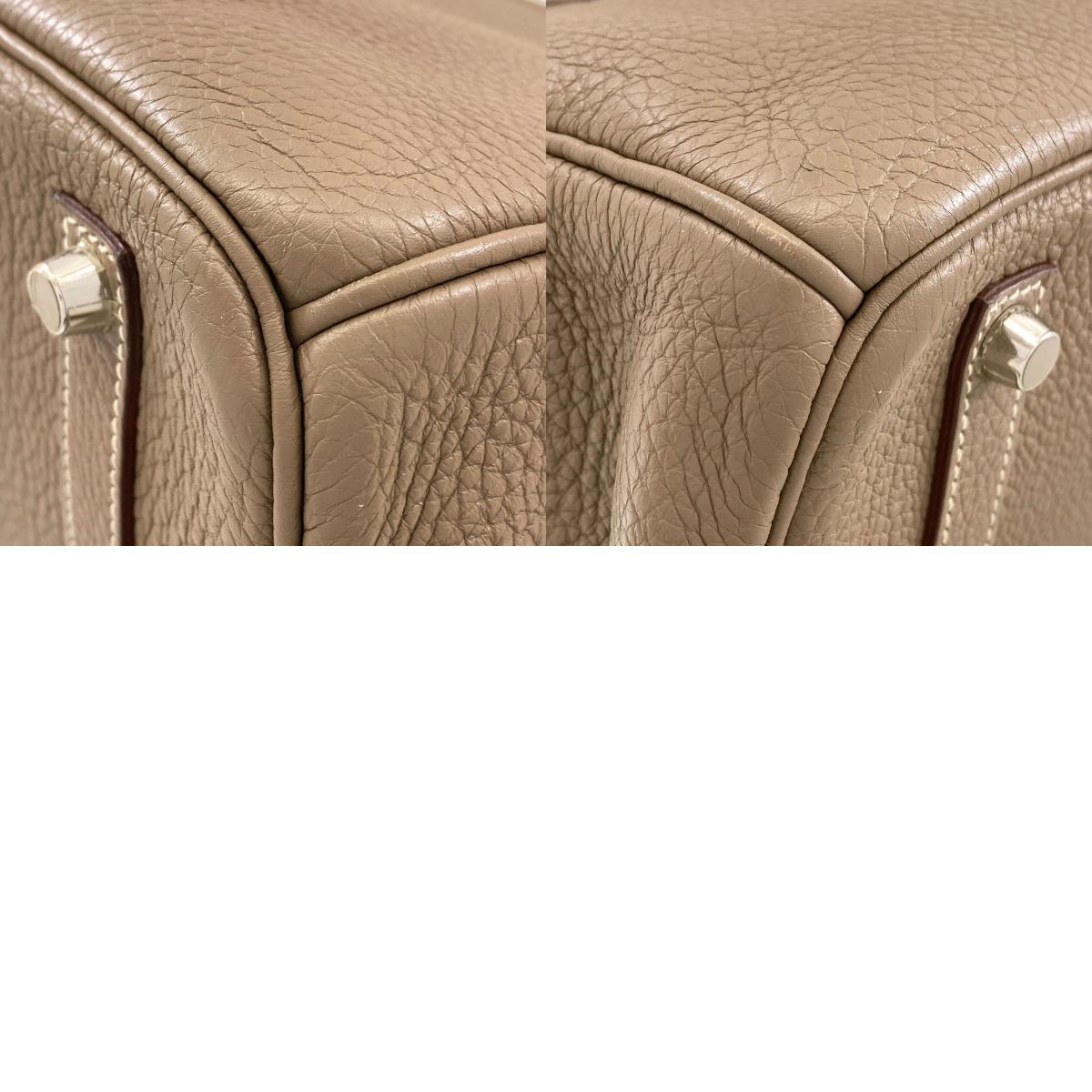 HERMES Birkin 35 Etoupe SilverHardware Handbag Togo Ladies [Used]