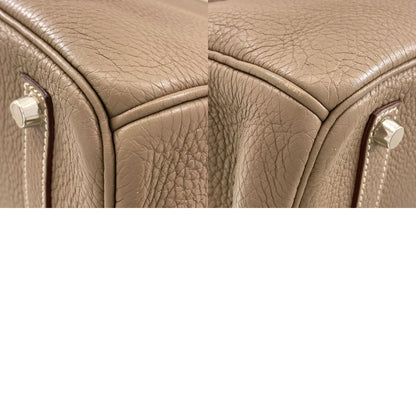 HERMES Birkin 35 Etoupe SilverHardware Handbag Togo Ladies [Used]