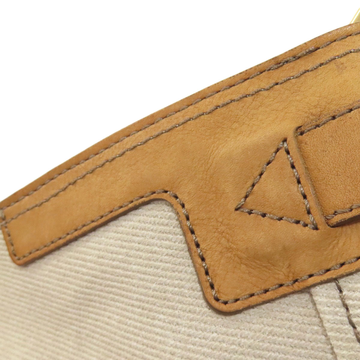 BURBERRY 2WAY Handbag Canvas LeatherLadies [Used]