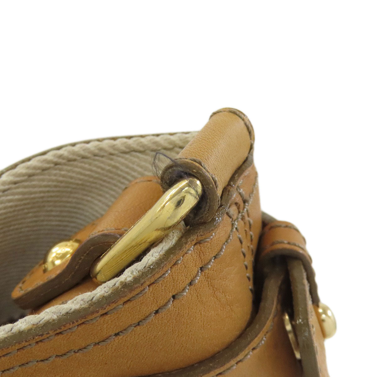 BURBERRY 2WAY Handbag Canvas LeatherLadies [Used]