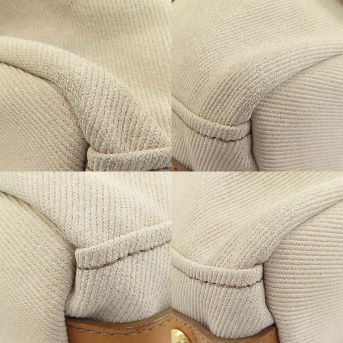 BURBERRY 2WAY Handbag Canvas LeatherLadies [Used]
