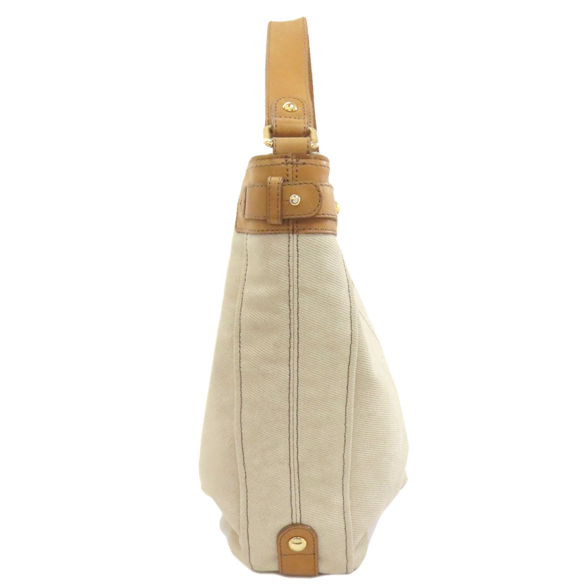 BURBERRY 2WAY Handbag Canvas LeatherLadies [Used]
