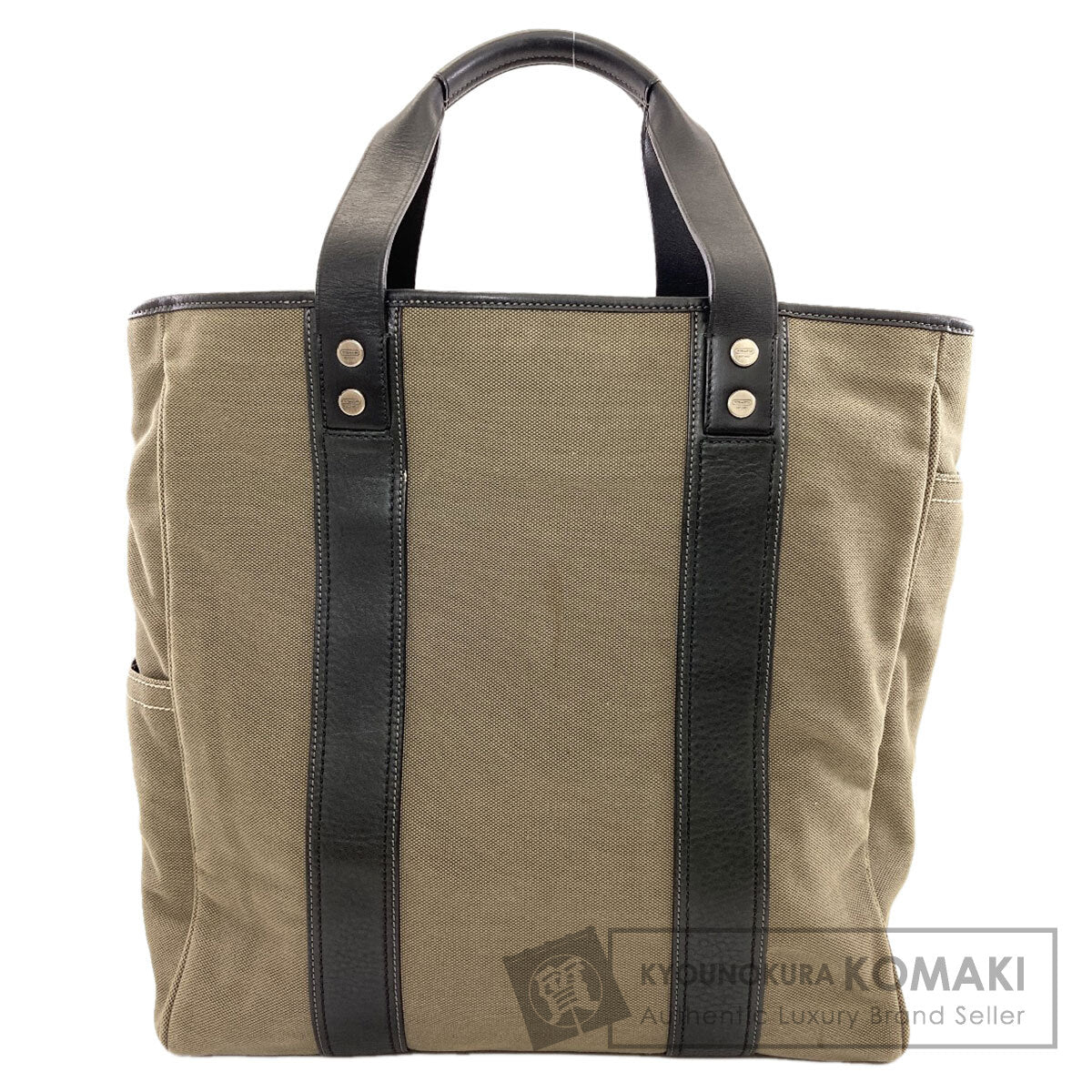 COACH 5723 Simple design Handbag Canvas LeatherLadies [Used]