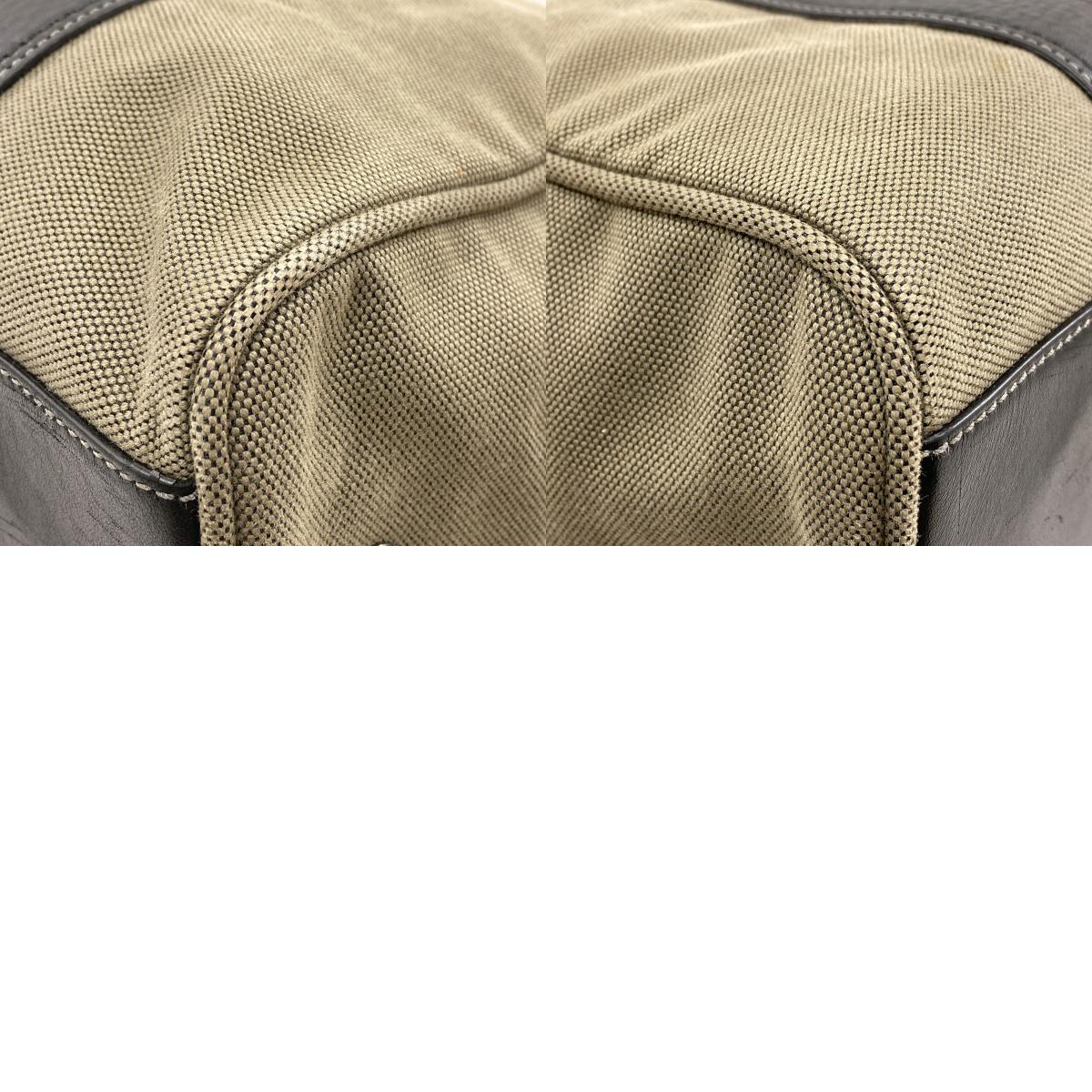 COACH 5723 Simple design Handbag Canvas LeatherLadies [Used]