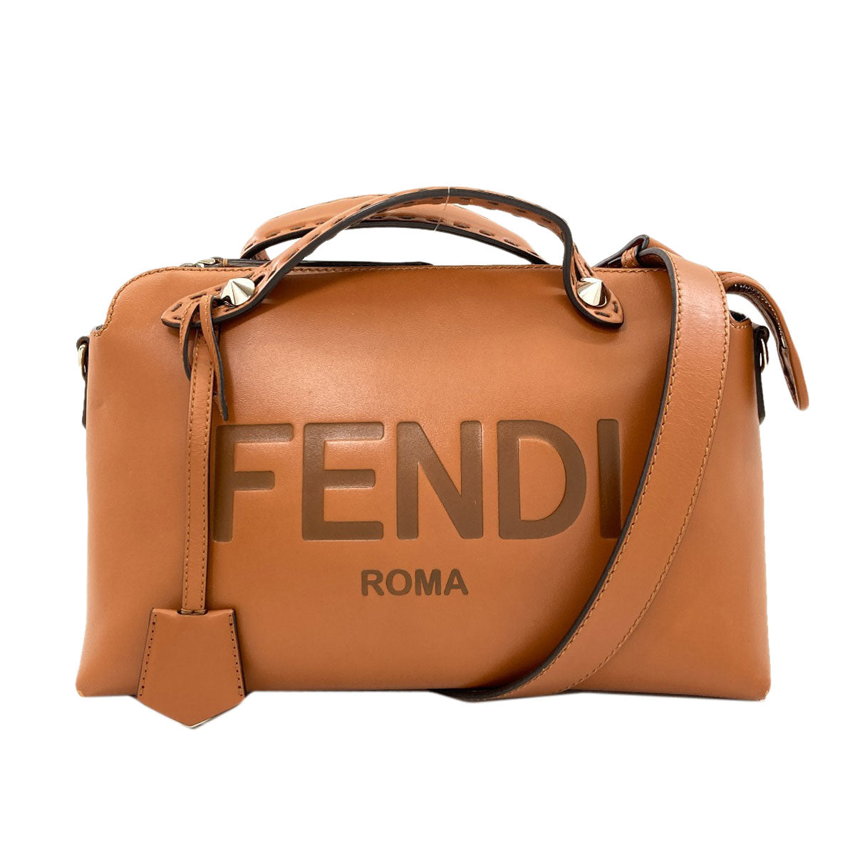 FENDI BY THE WAY Medium 2WAY Handbag Calf Ladies [Used]