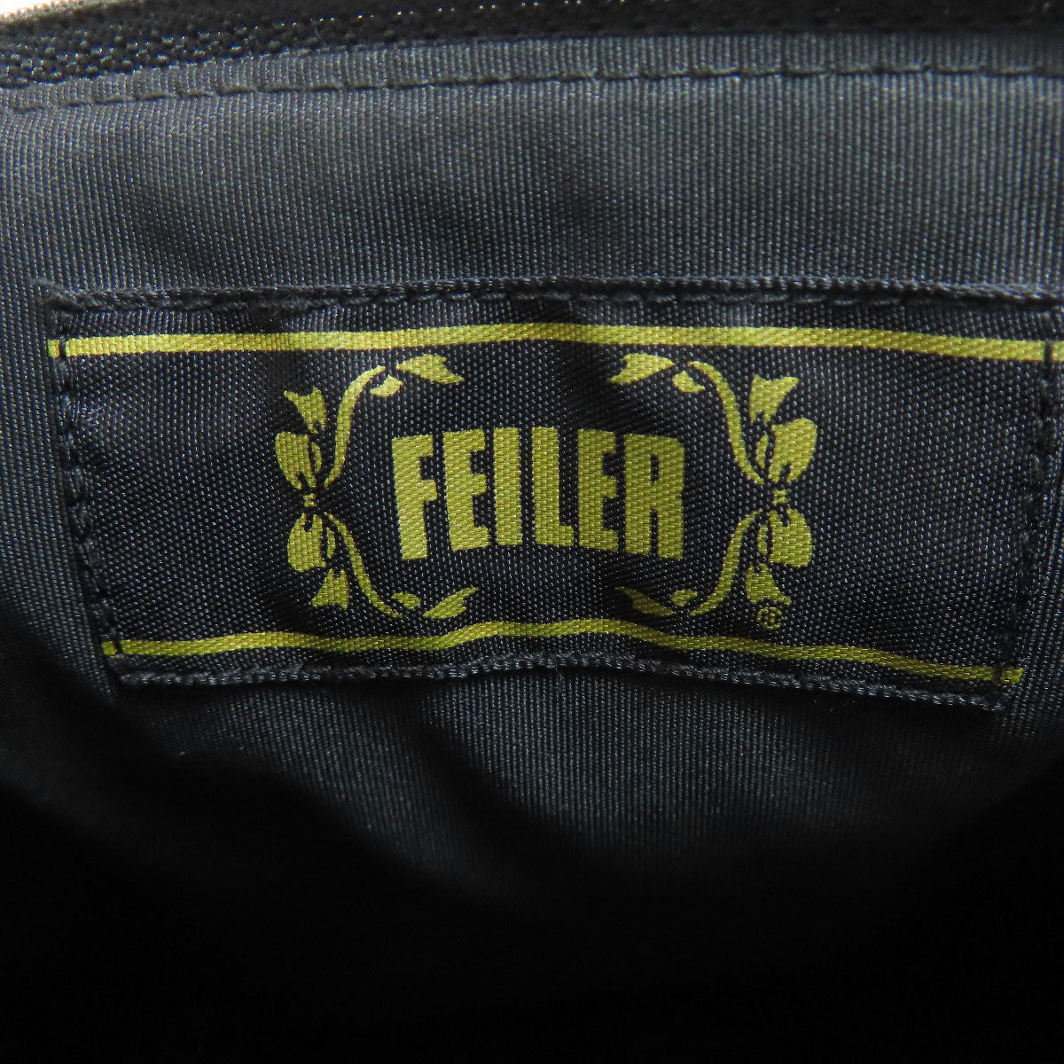 FEILER logo Shoulder Bag Cotton Ladies [Used]