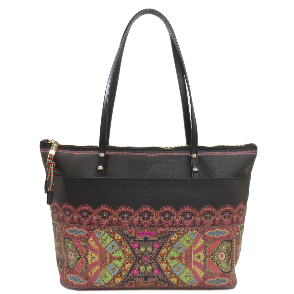 ETRO Paisley pattern Tote Bag PVC Ladies [Used]