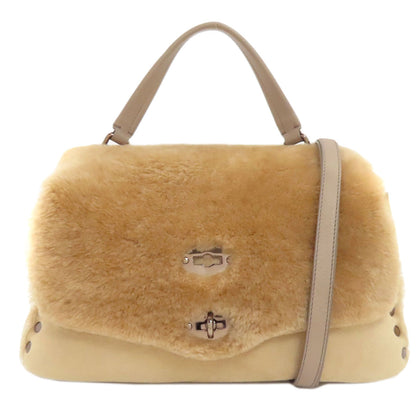 ZANELLATO Postina 2WAY Tote Bag Fur SuedeLadies [Used]