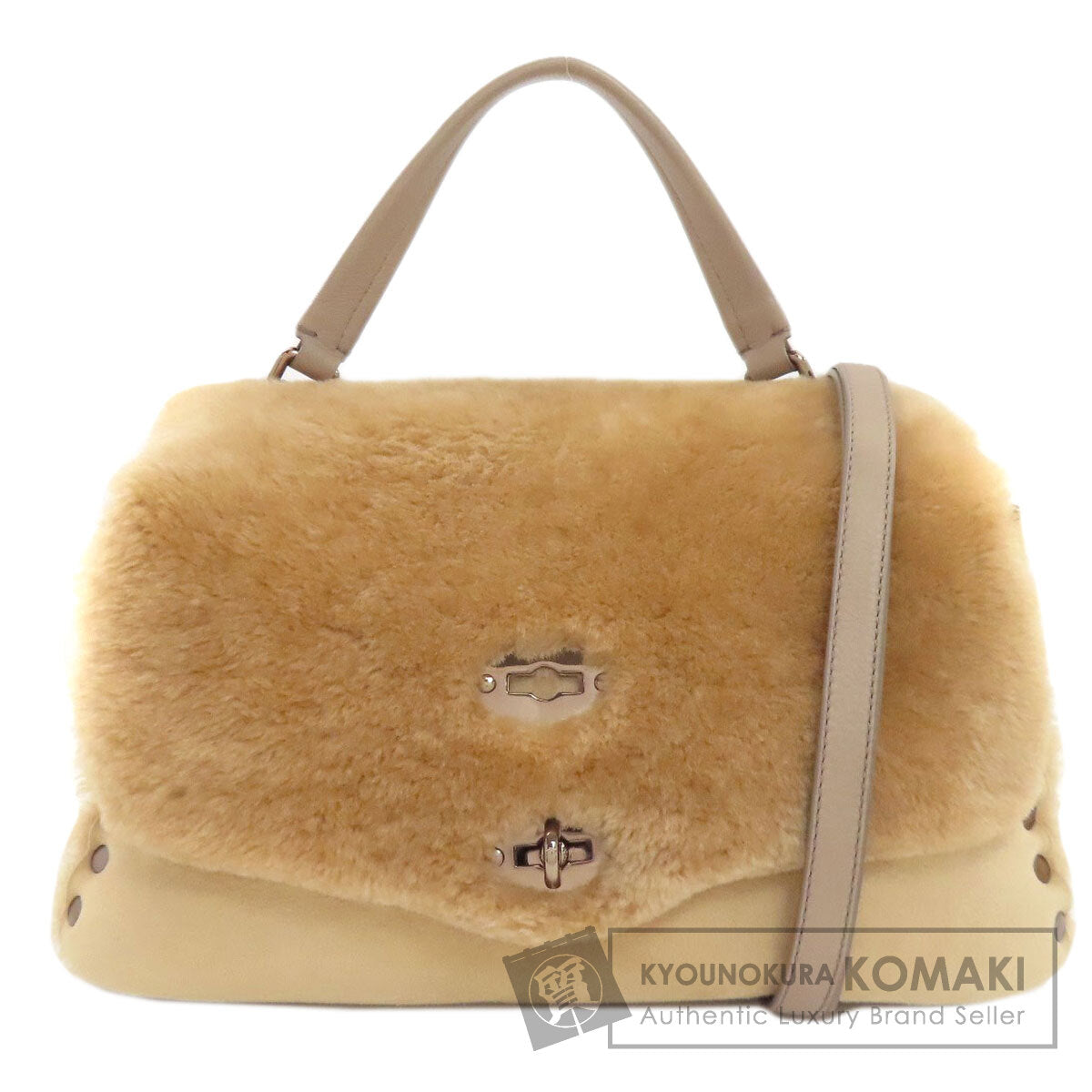 ZANELLATO Postina 2WAY Tote Bag Fur SuedeLadies [Used]