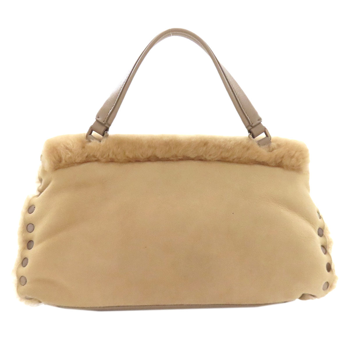 ZANELLATO Postina 2WAY Tote Bag Fur SuedeLadies [Used]