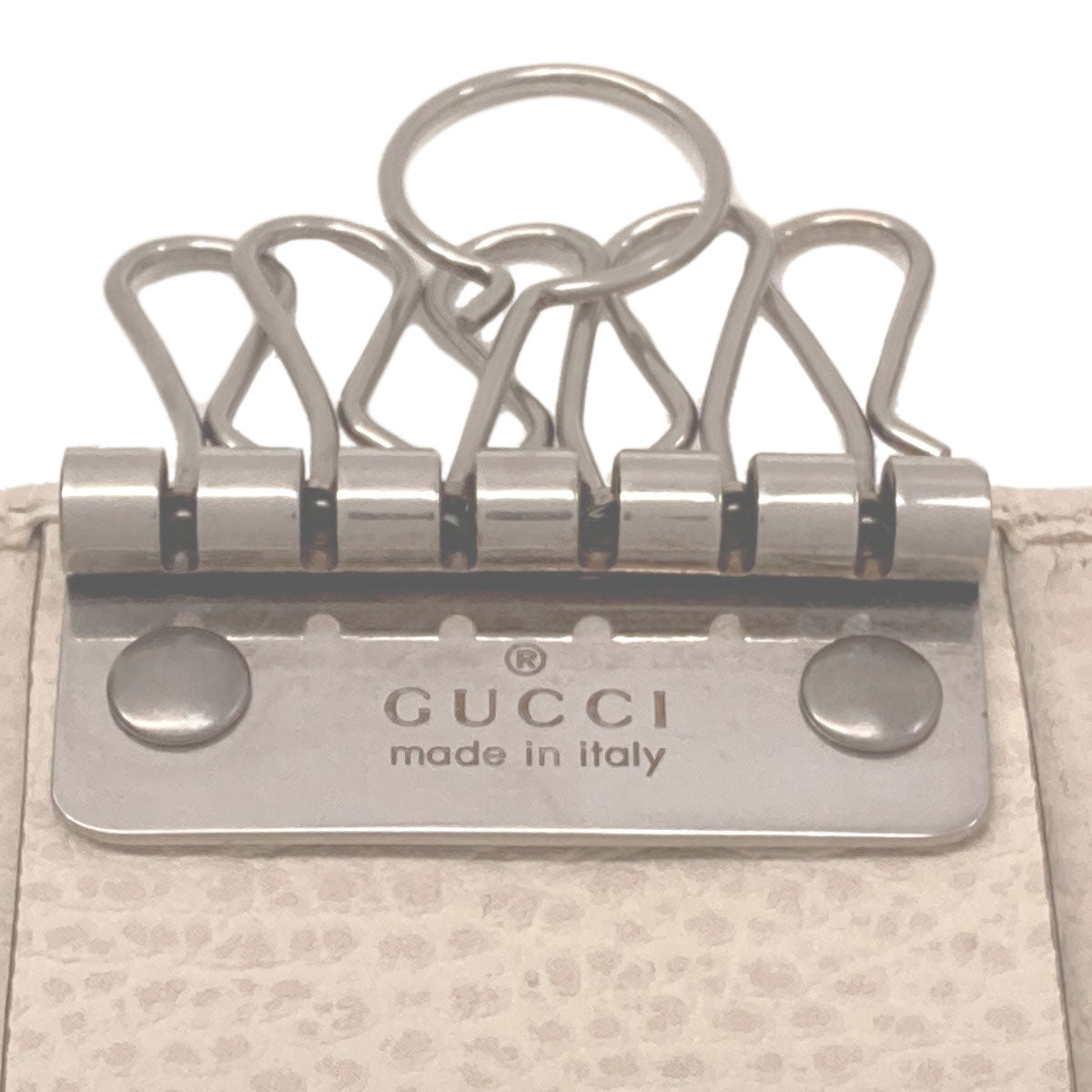 GUCCI 456118 GG Marmont Double G key holder Leather Ladies [Used]